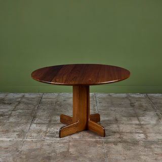 Gerald McCabe Round Shedua Dining Table