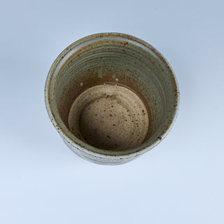 Glazed Stoneware Table Planter with Water Catch