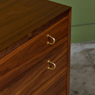 Eight Drawer Walnut Dresser by Milo Baughman for Glenn of California