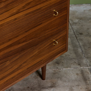 Eight Drawer Walnut Dresser by Milo Baughman for Glenn of California