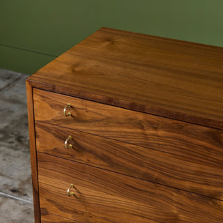 Eight Drawer Walnut Dresser by Milo Baughman for Glenn of California
