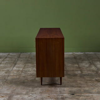 Eight Drawer Walnut Dresser by Milo Baughman for Glenn of California