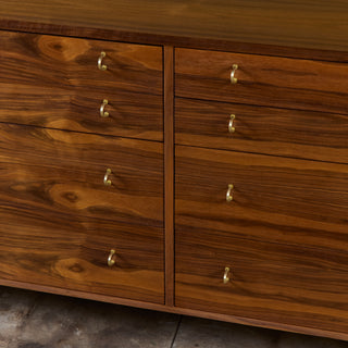 Eight Drawer Walnut Dresser by Milo Baughman for Glenn of California