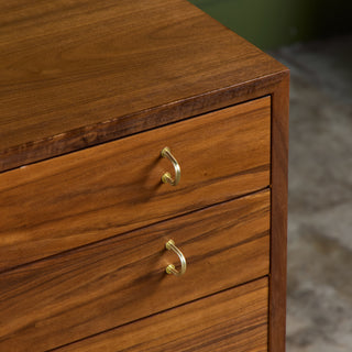 Eight Drawer Walnut Dresser by Milo Baughman for Glenn of California