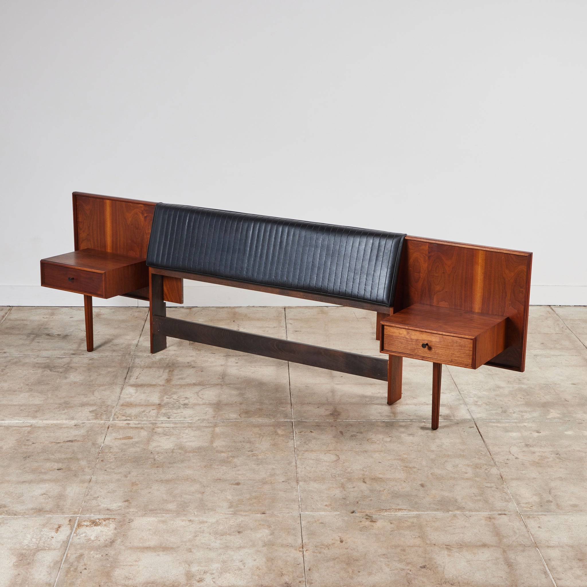 Robert Baron Queen Headboard with Nightstands for Glenn of California