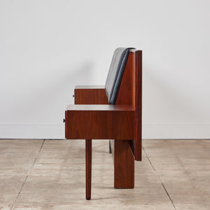 Robert Baron Queen Headboard with Nightstands for Glenn of California