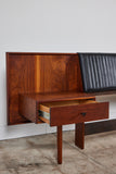 Robert Baron Queen Headboard with Nightstands for Glenn of California