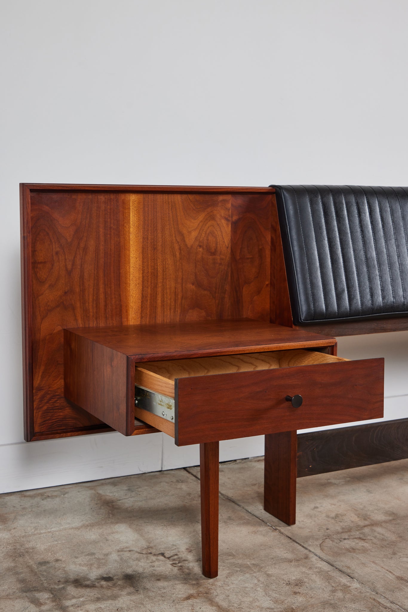 Robert Baron Queen Headboard with Nightstands for Glenn of California