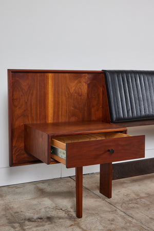 Robert Baron Queen Headboard with Nightstands for Glenn of California