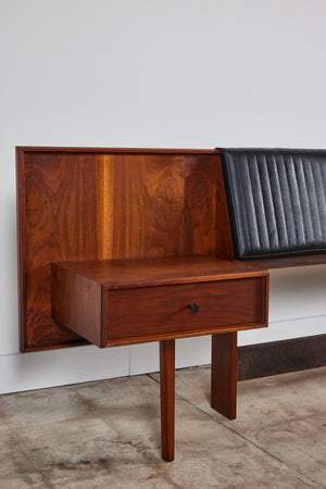 Robert Baron Queen Headboard with Nightstands for Glenn of California