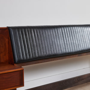 Robert Baron Queen Headboard with Nightstands for Glenn of California