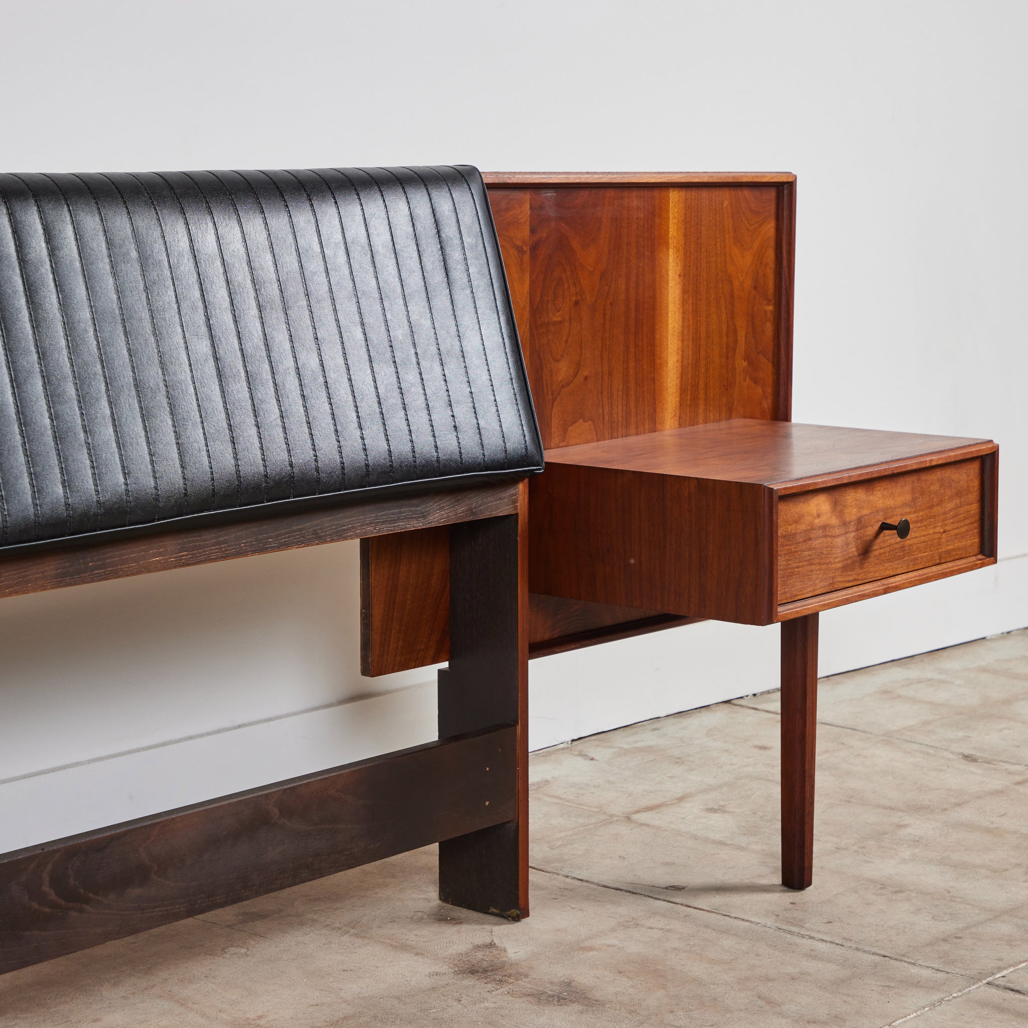 Robert Baron Queen Headboard with Nightstands for Glenn of California