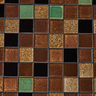 Gordon and Jane Martz Rectangular Coffee Table with Tile Inlay