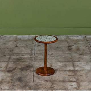 Gordon & Jane Martz 18" Mosaic Coin Tile Side Table
