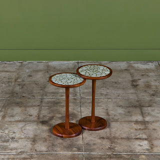 Gordon & Jane Martz 19" Mosaic Coin Tile Side Table