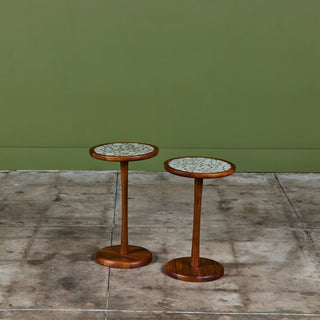 Gordon & Jane Martz 19" Mosaic Coin Tile Side Table
