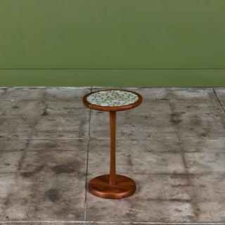 Gordon & Jane Martz 19" Mosaic Coin Tile Side Table