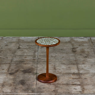 Gordon & Jane Martz 19" Mosaic Coin Tile Side Table