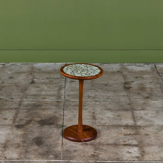 Gordon & Jane Martz 19" Mosaic Coin Tile Side Table