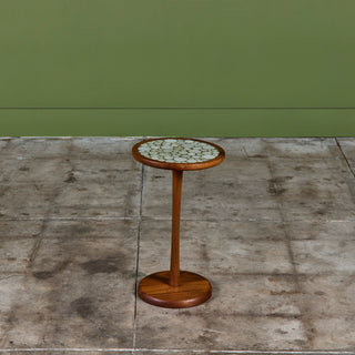 Gordon & Jane Martz 19" Mosaic Coin Tile Side Table
