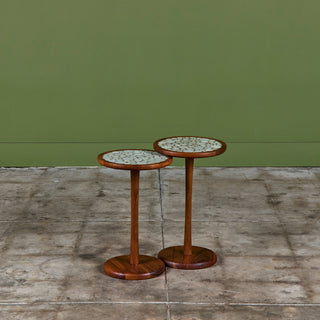 Gordon & Jane Martz 19" Mosaic Coin Tile Side Table