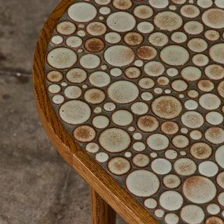 Gordon & Jane Martz Oval Mosaic Tile Coffee Table