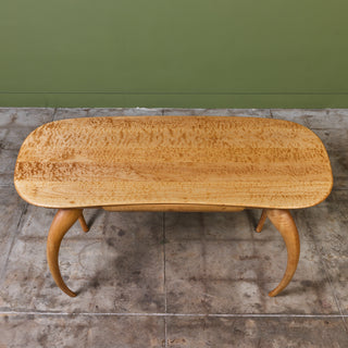 Studio Craft Tiger Oak Desk by Ken Swenson