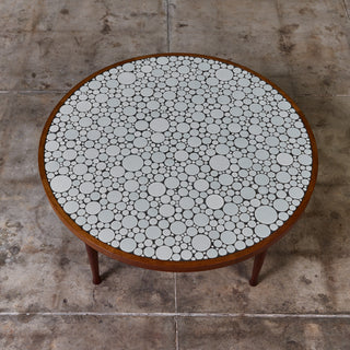 Gordon & Jane Martz Round Mosaic Tile Coffee Table