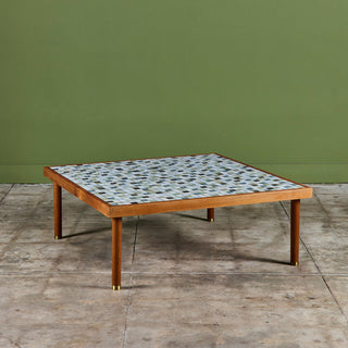 Gordon & Jane Martz Square Mosaic Tile Coffee Table