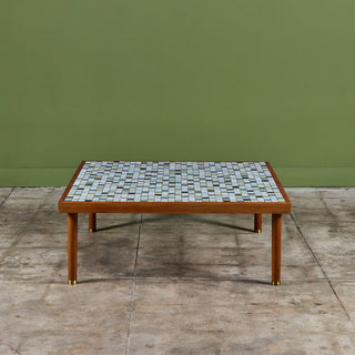 Gordon & Jane Martz Square Mosaic Tile Coffee Table
