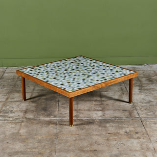 Gordon & Jane Martz Square Mosaic Tile Coffee Table