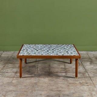 Gordon & Jane Martz Square Mosaic Tile Coffee Table