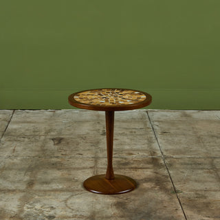 Gordon & Jane Martz Style Tile Mosaic Side Table
