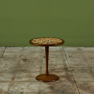 Gordon & Jane Martz Style Tile Mosaic Side Table