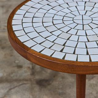 Gordon & Jane Martz Tile Inlay Mosaic Side Table
