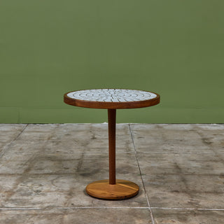 Gordon & Jane Martz Tile Inlay Mosaic Side Table