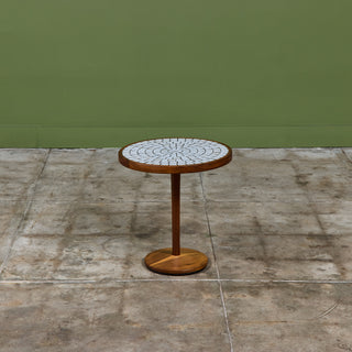 Gordon & Jane Martz Tile Inlay Mosaic Side Table