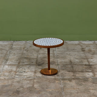Gordon & Jane Martz Tile Inlay Mosaic Side Table
