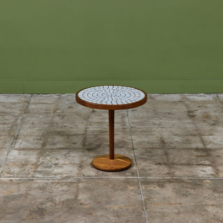 Gordon & Jane Martz Tile Inlay Mosaic Side Table