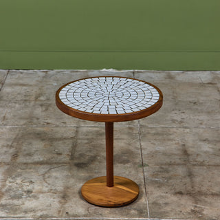 Gordon & Jane Martz Tile Inlay Mosaic Side Table