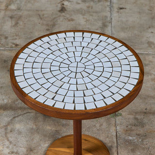 Gordon & Jane Martz Tile Inlay Mosaic Side Table