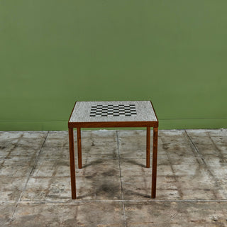 Ceramic Tile Chess Table in the Style of Gordon & Jane Martz