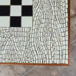 Ceramic Tile Chess Table in the Style of Gordon & Jane Martz