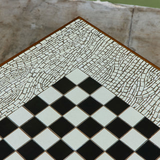 Ceramic Tile Chess Table in the Style of Gordon & Jane Martz