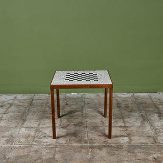 Ceramic Tile Chess Table in the Style of Gordon & Jane Martz