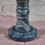 Green Marble Pedestal Side Table