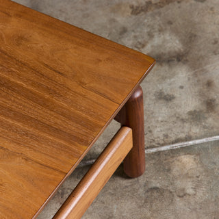 Greta Magnusson-Grossman Walnut Coffee Table/Bench for Glenn of California