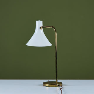 Greta Von Nessen Brass Desk Lamp for Nessen Studios