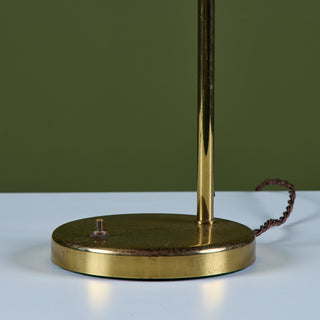 Greta Von Nessen Brass Desk Lamp for Nessen Studios