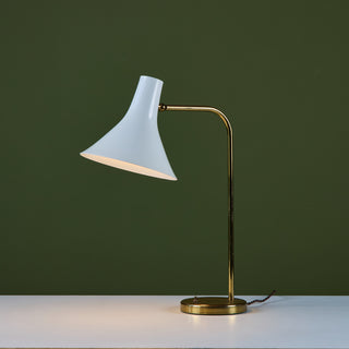 Greta Von Nessen Brass Desk Lamp for Nessen Studios
